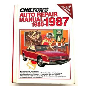 Chilton’s Auto Repair Manual 1980-1987 Vintage Book